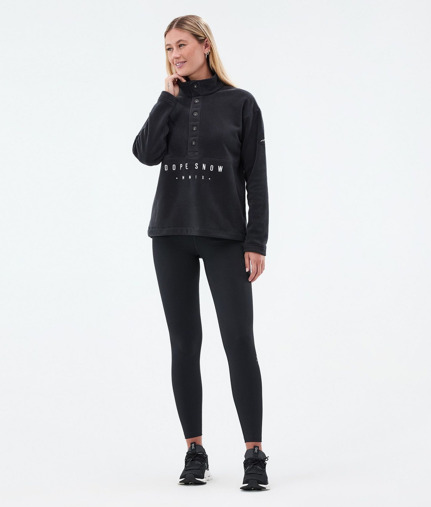 Fleece Sweater Women Black