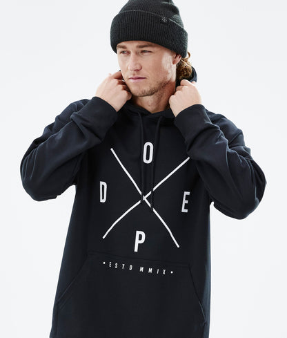 Hoodie Men 2X-Up Black