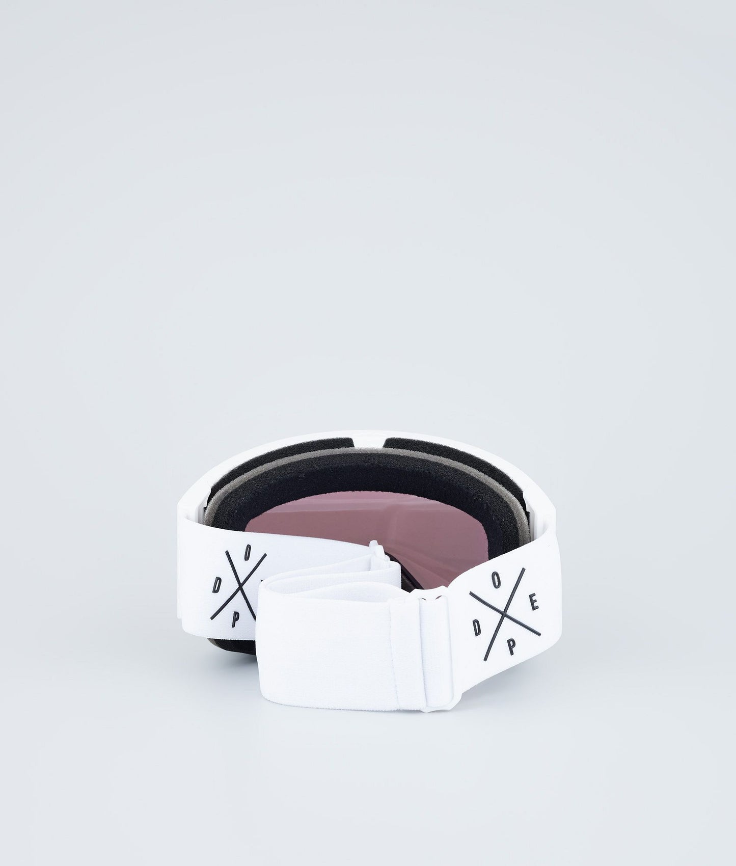 Ski Goggles White W/White Champagne Mirror