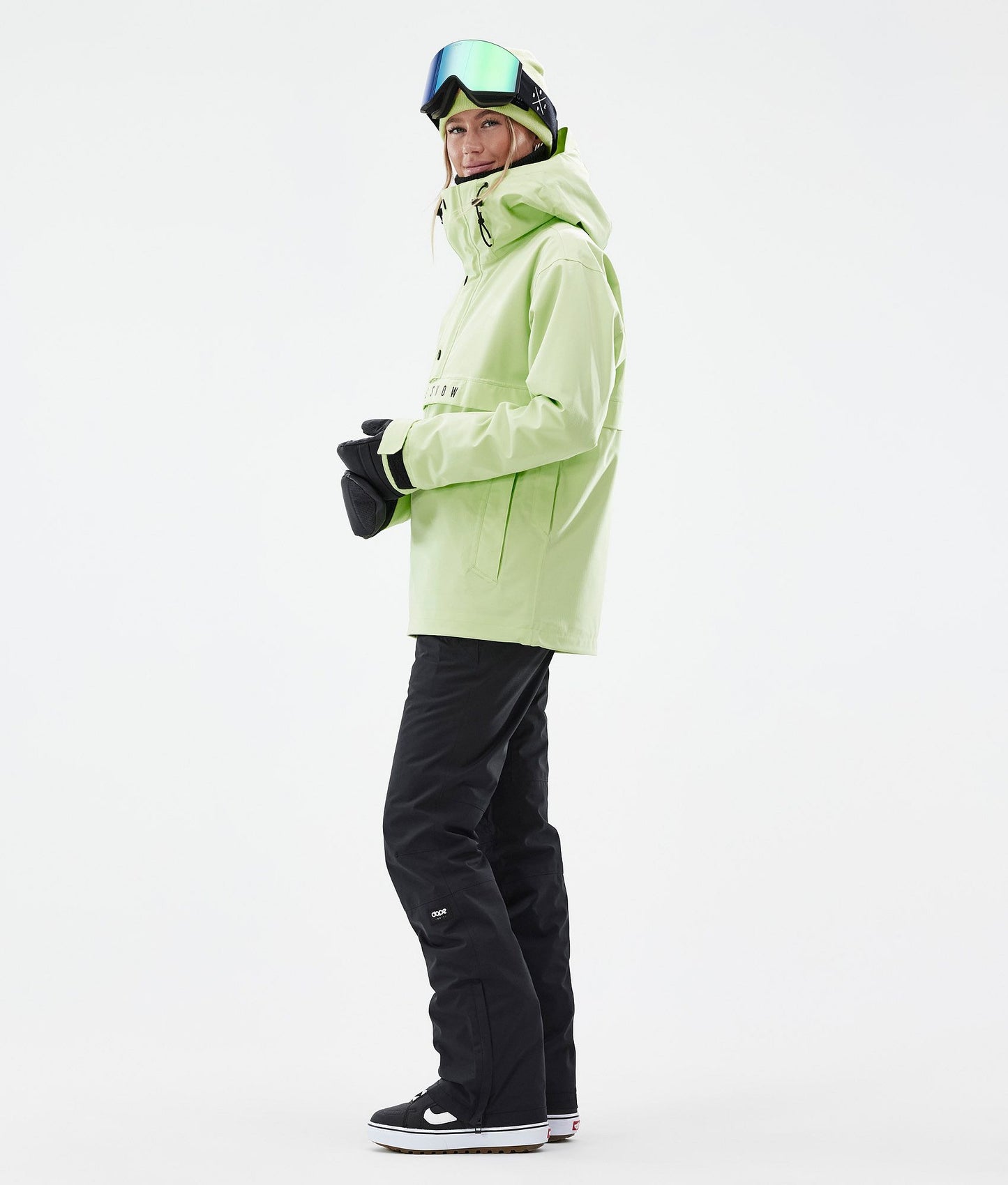 Snowboard Jacket Women Faded Neon