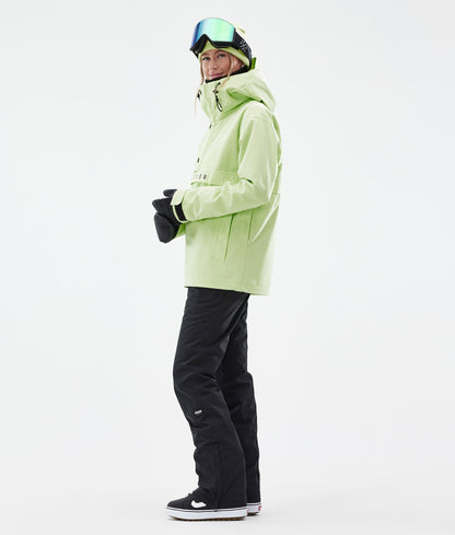 Snowboard Jacket Women Faded Neon
