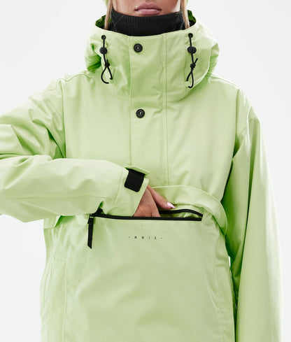 Snowboard Jacket Women Faded Neon