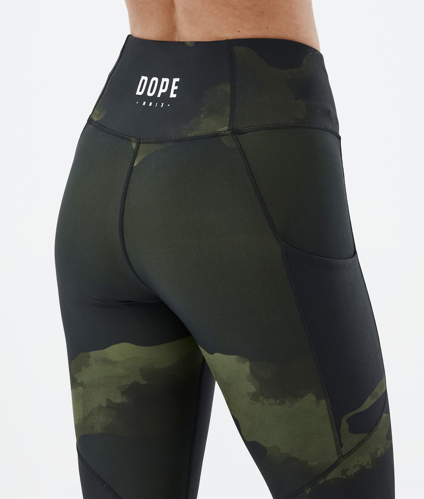 Leggings Women Green Camo