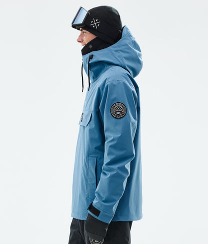 Snowboard Jacket Men Blue Steel
