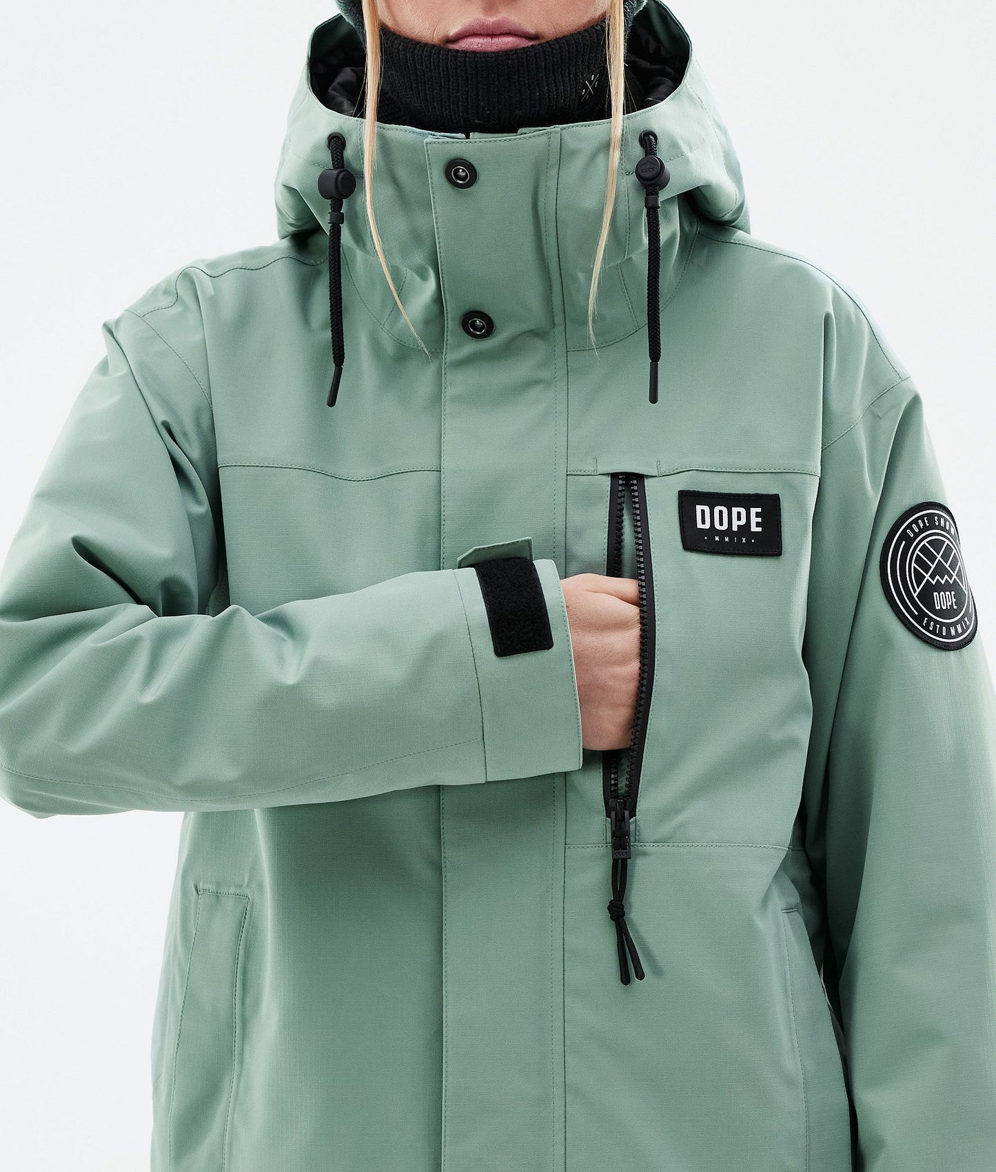 Snowboard Jacket Women Faded Green