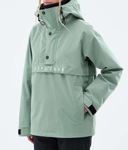 Snowboard Jacket Women Faded Green