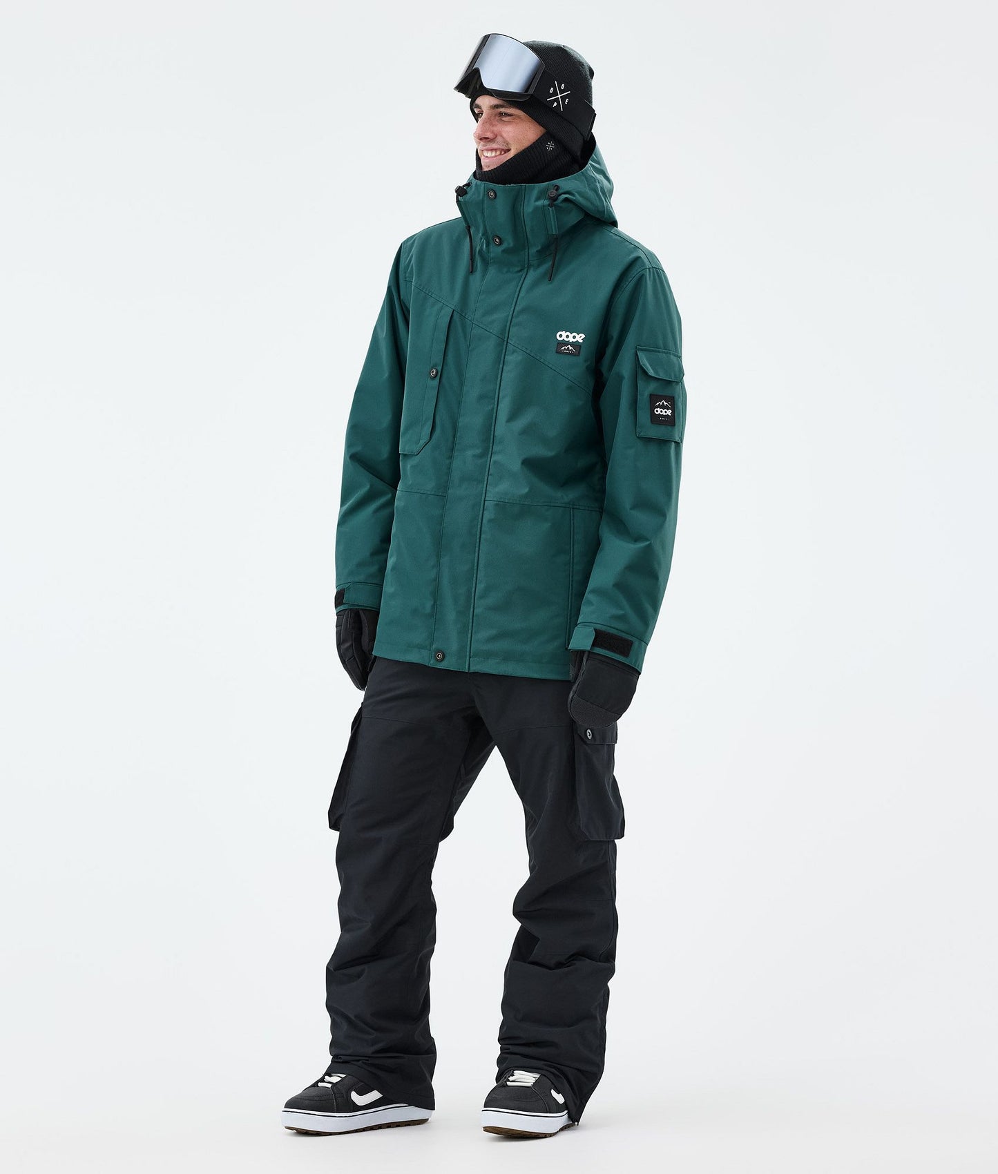 Snowboard Jacket Men Bottle Green