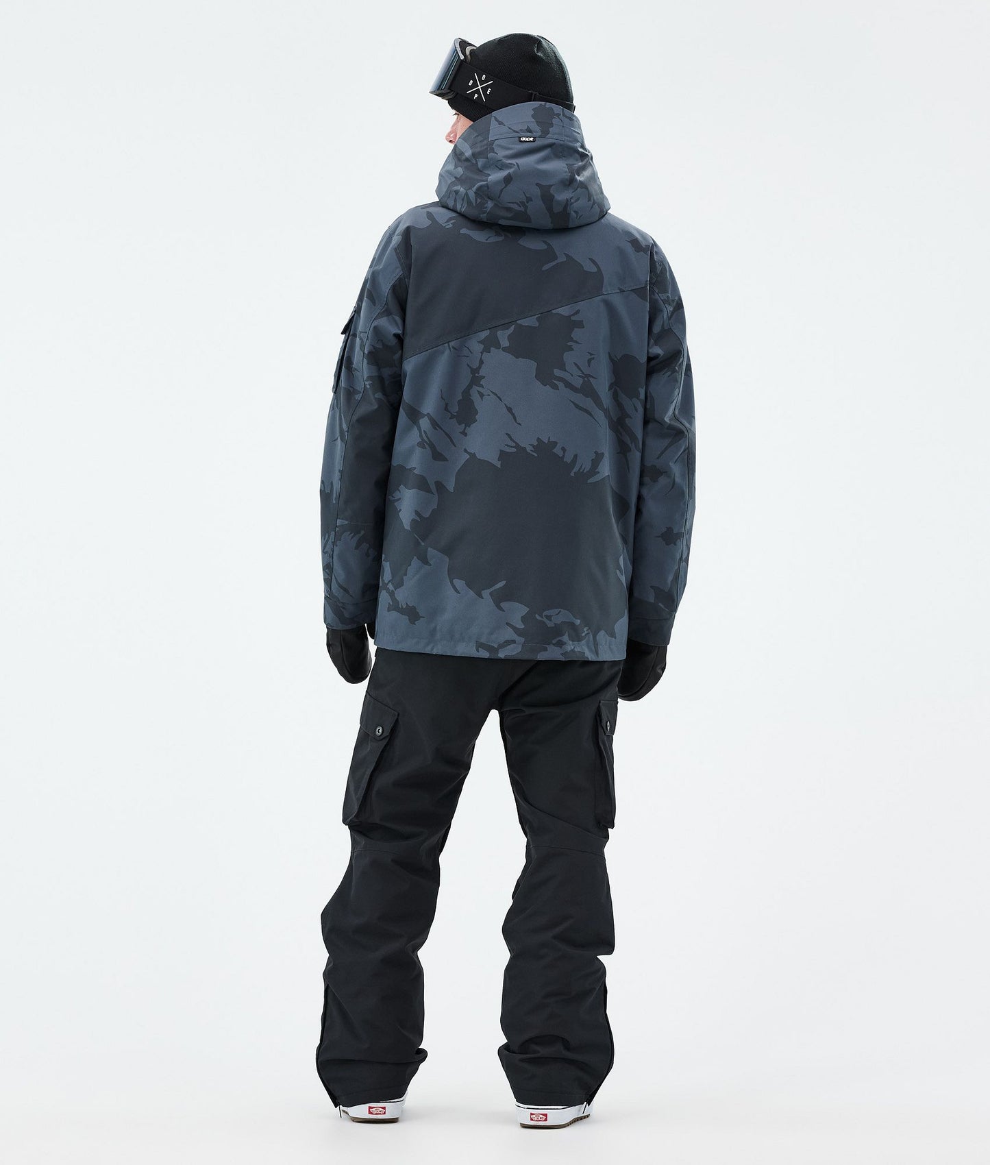 Snowboard Jacket Men Metal Blue Camo
