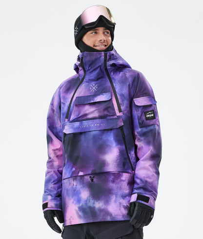 Snowboard Jacket Men Blue Steel