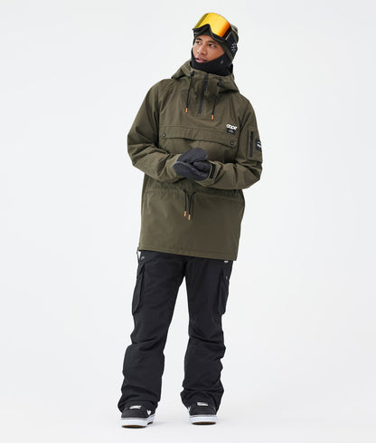 Snowboard Jacket Men Olive Green