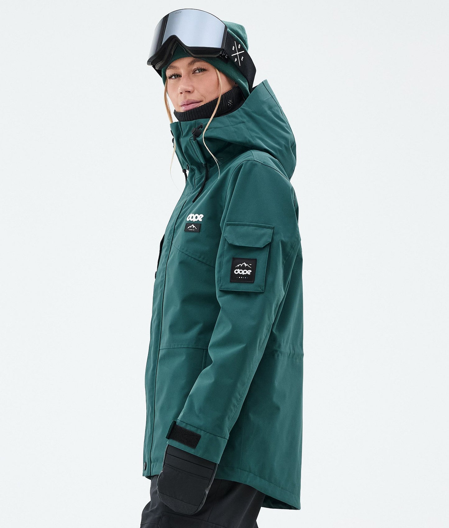 Snowboard Jacket Women Bottle Green