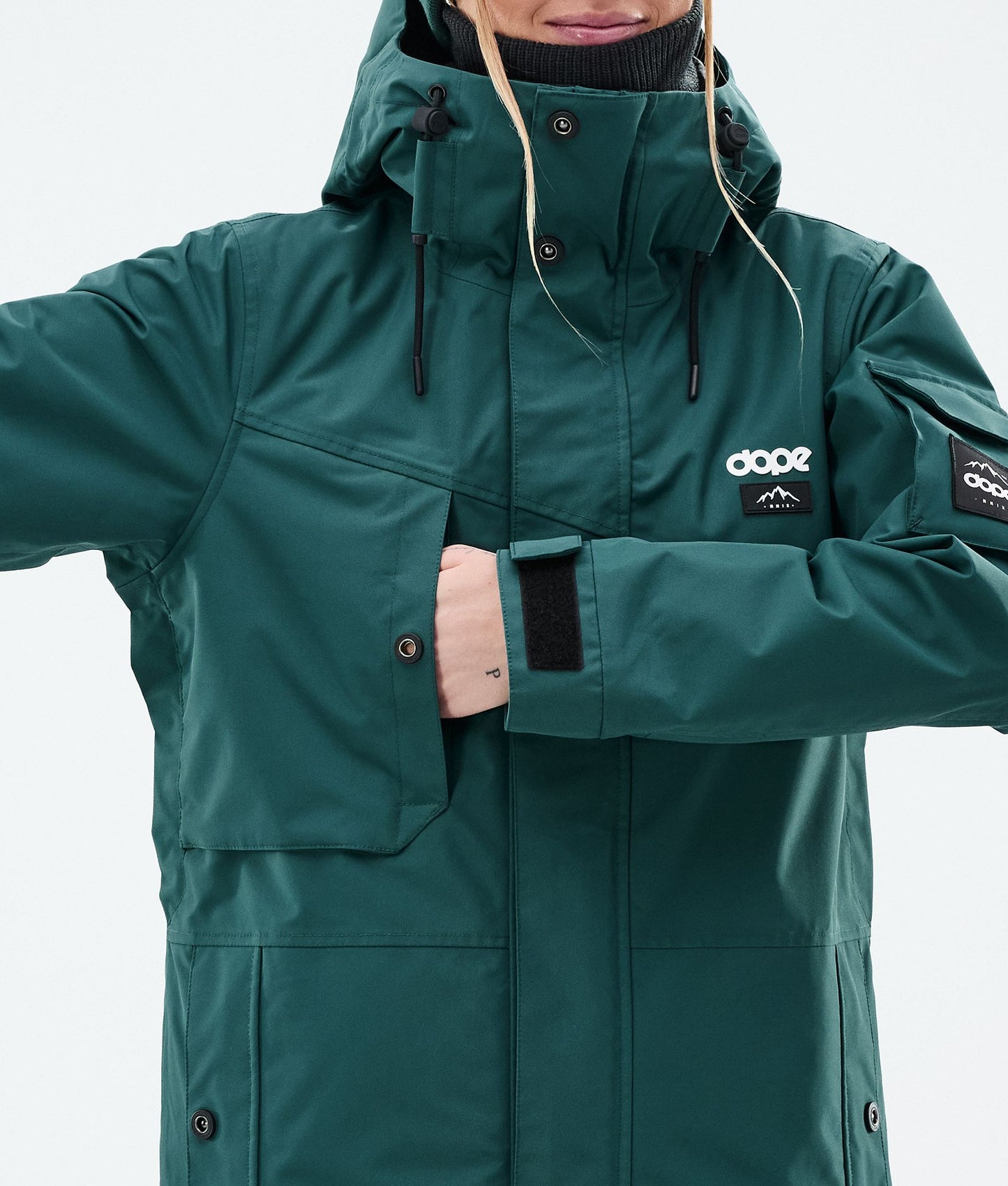 Snowboard Jacket Women Bottle Green