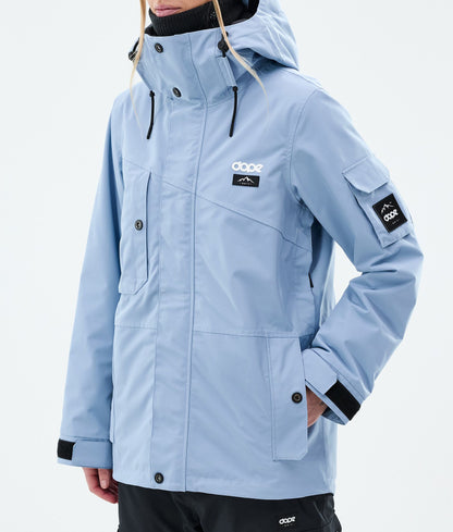 Snowboard Jacket Women Light Blue