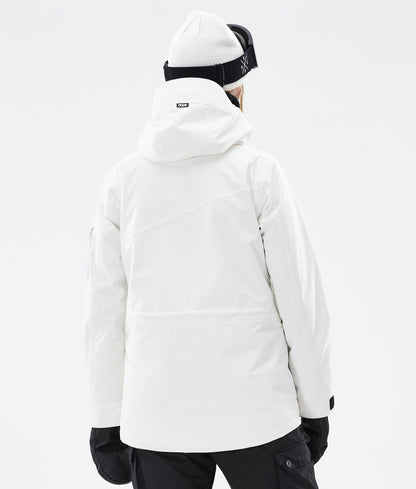 Snowboard Jacket Women Old White