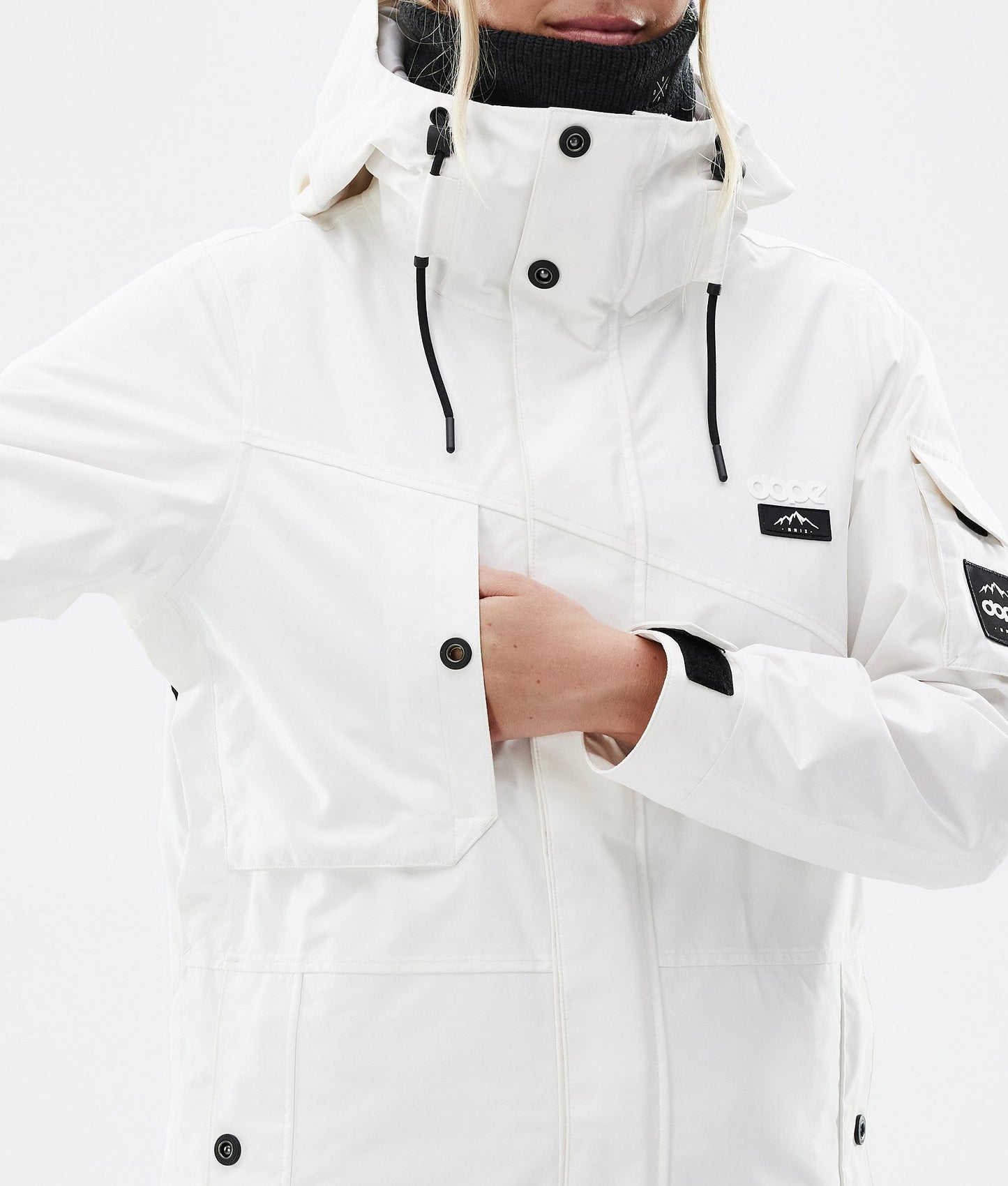 Snowboard Jacket Women Old White