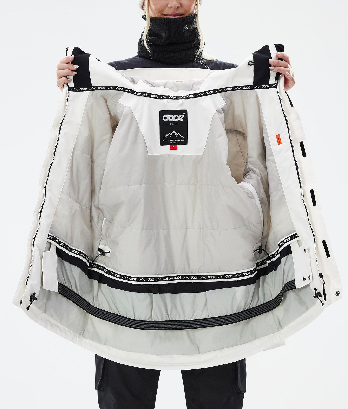 Snowboard Jacket Women Old White