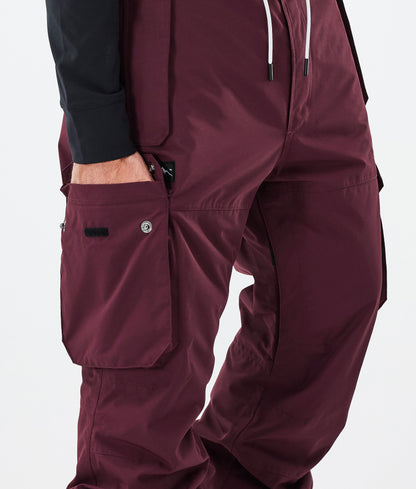 Snowboard Pants Men Burgundy