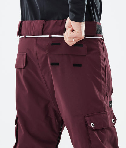 Snowboard Pants Men Burgundy