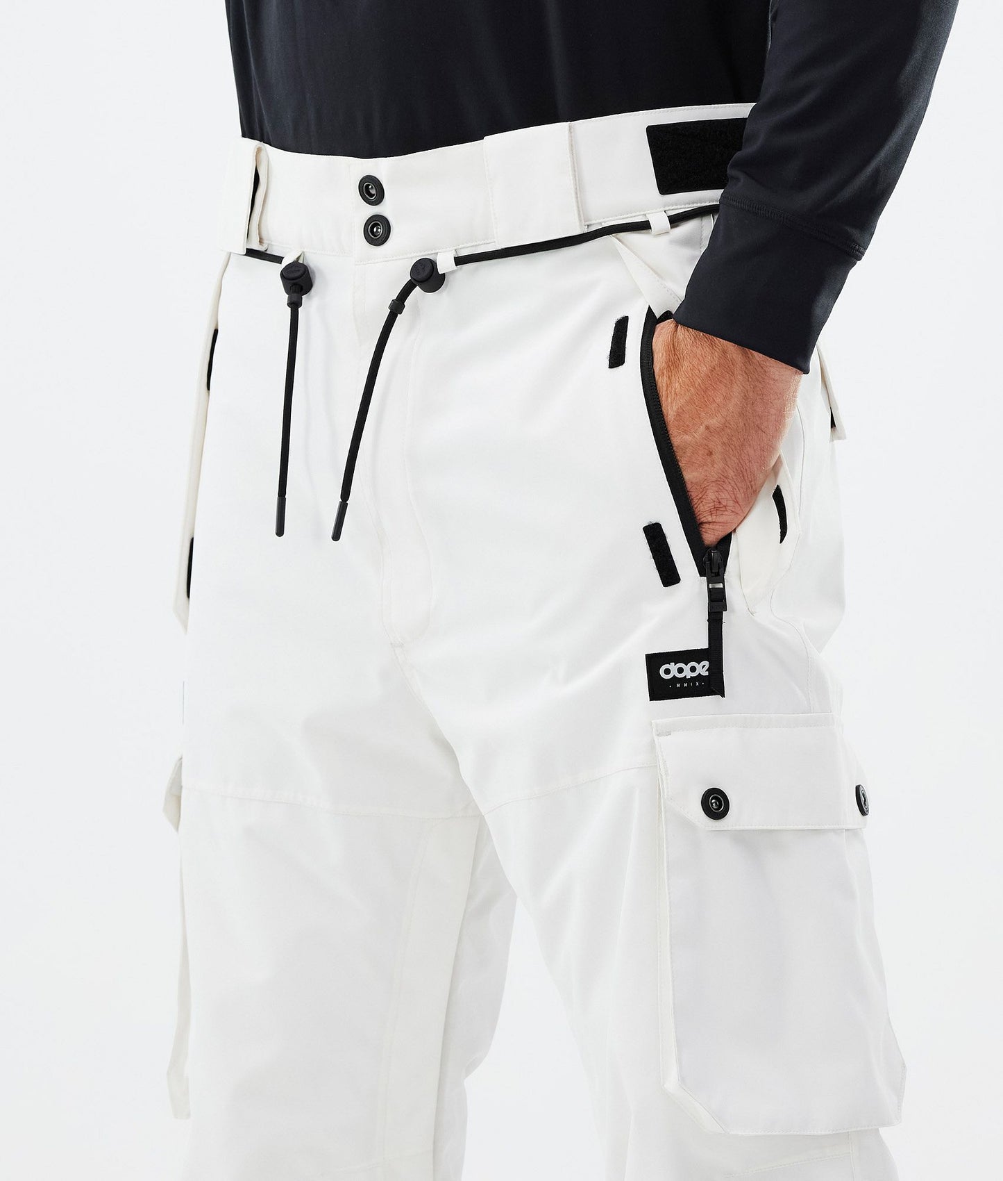 Snowboard Pants Men Old White