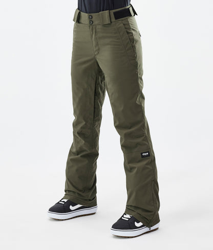 Snowboard Pants Women Bottle Green