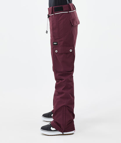 Snowboard Pants Women Burgundy