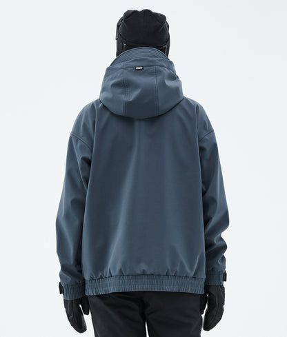 Snowboard Jacket Women Metal Blue