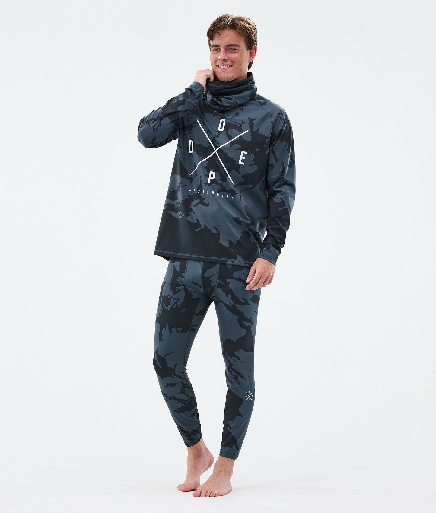 Base Layer Pant Men 2X-Up Metal Blue Camo