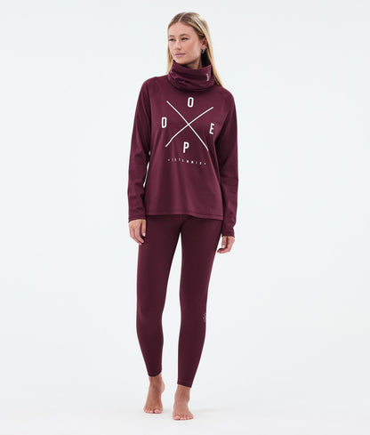 Base Layer Pant Women 2X-Up Burgundy