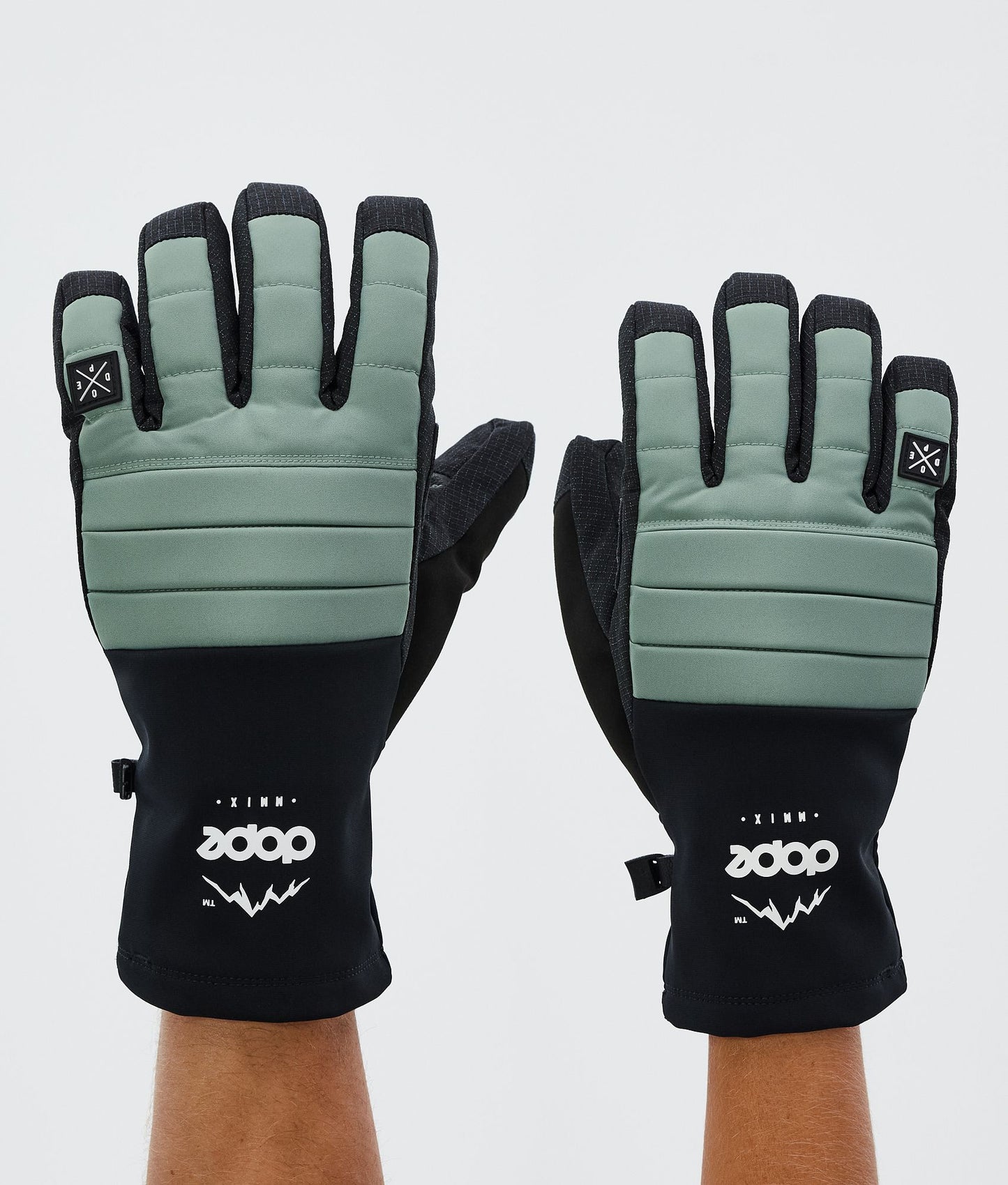 Ski Gloves Olive Green