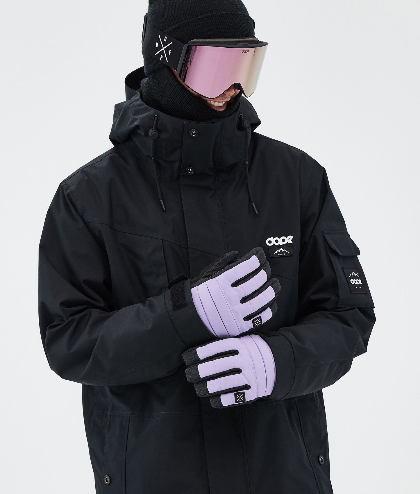Ski Gloves Faded Violet