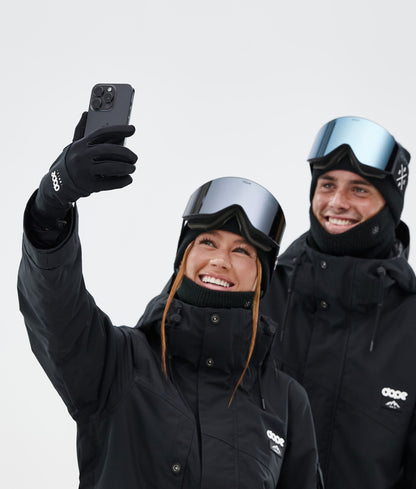 Ski Gloves Black/White