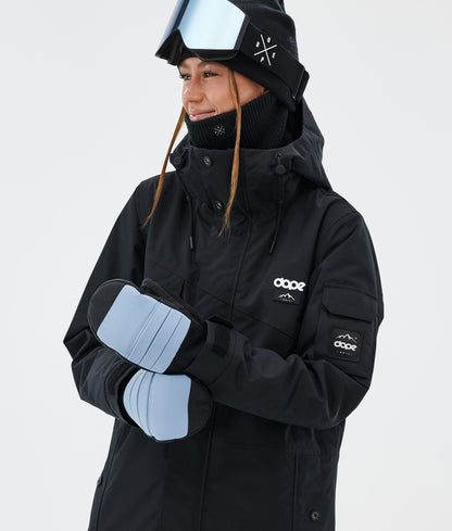 Snow Mittens Light Blue