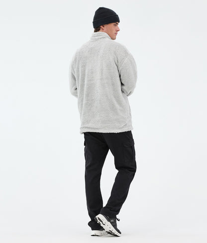 Fleece Sweater Men Light Grey