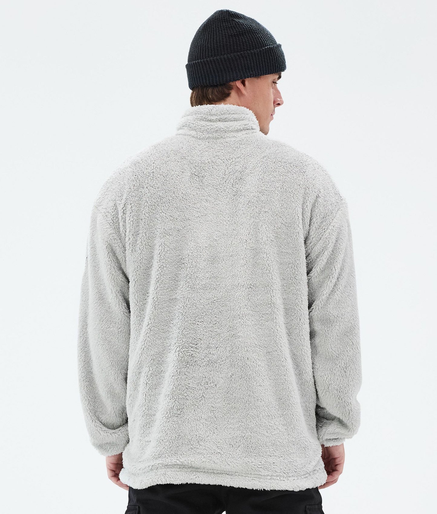 Fleece Sweater Men Light Grey
