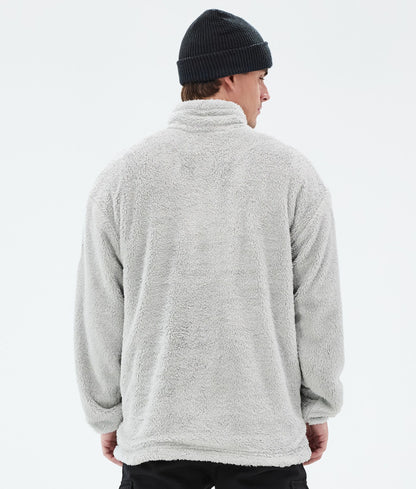 Fleece Sweater Men Light Grey