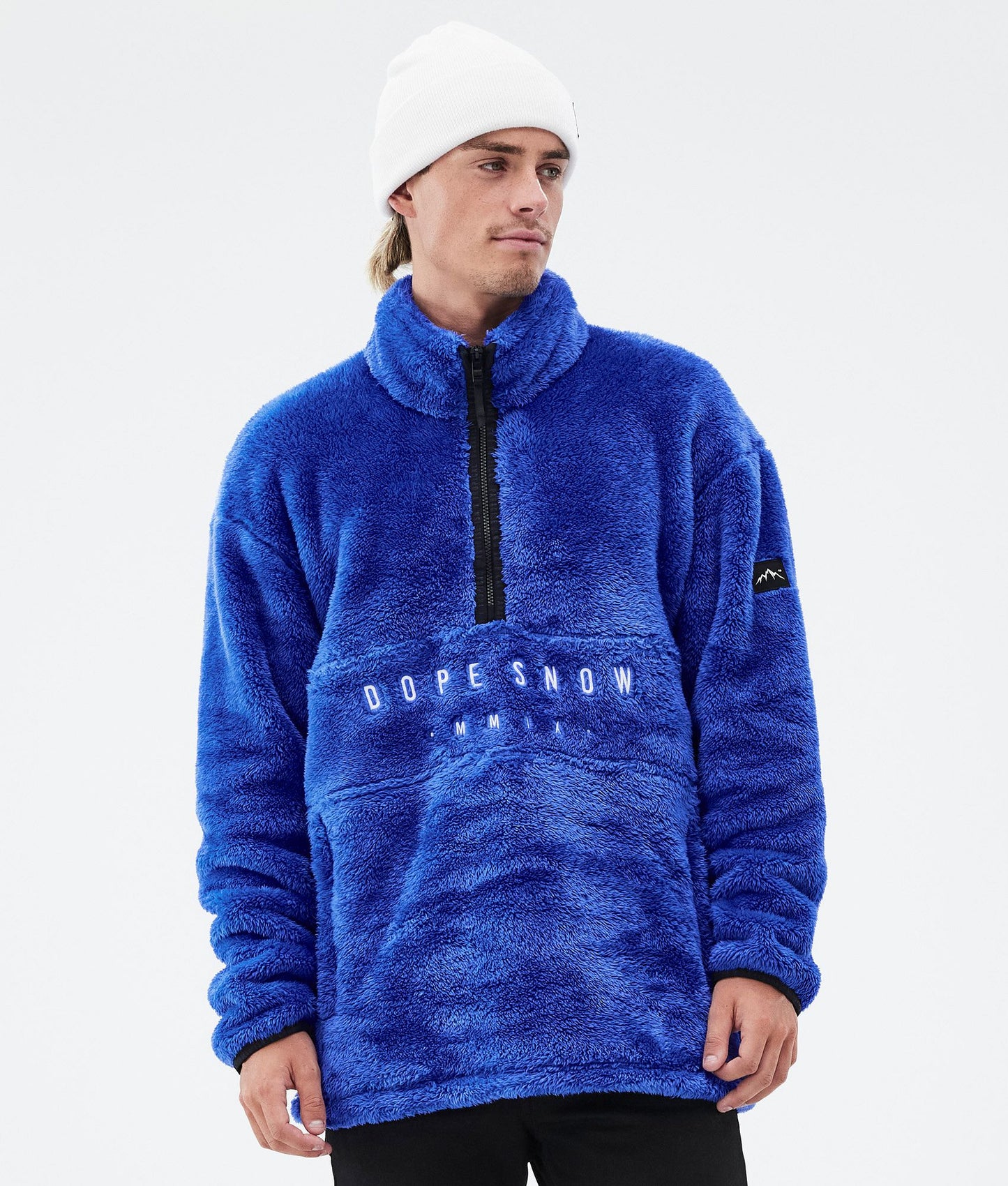 Fleece Sweater Men Cobalt Blue