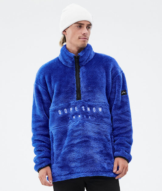 Fleece Sweater Men Cobalt Blue