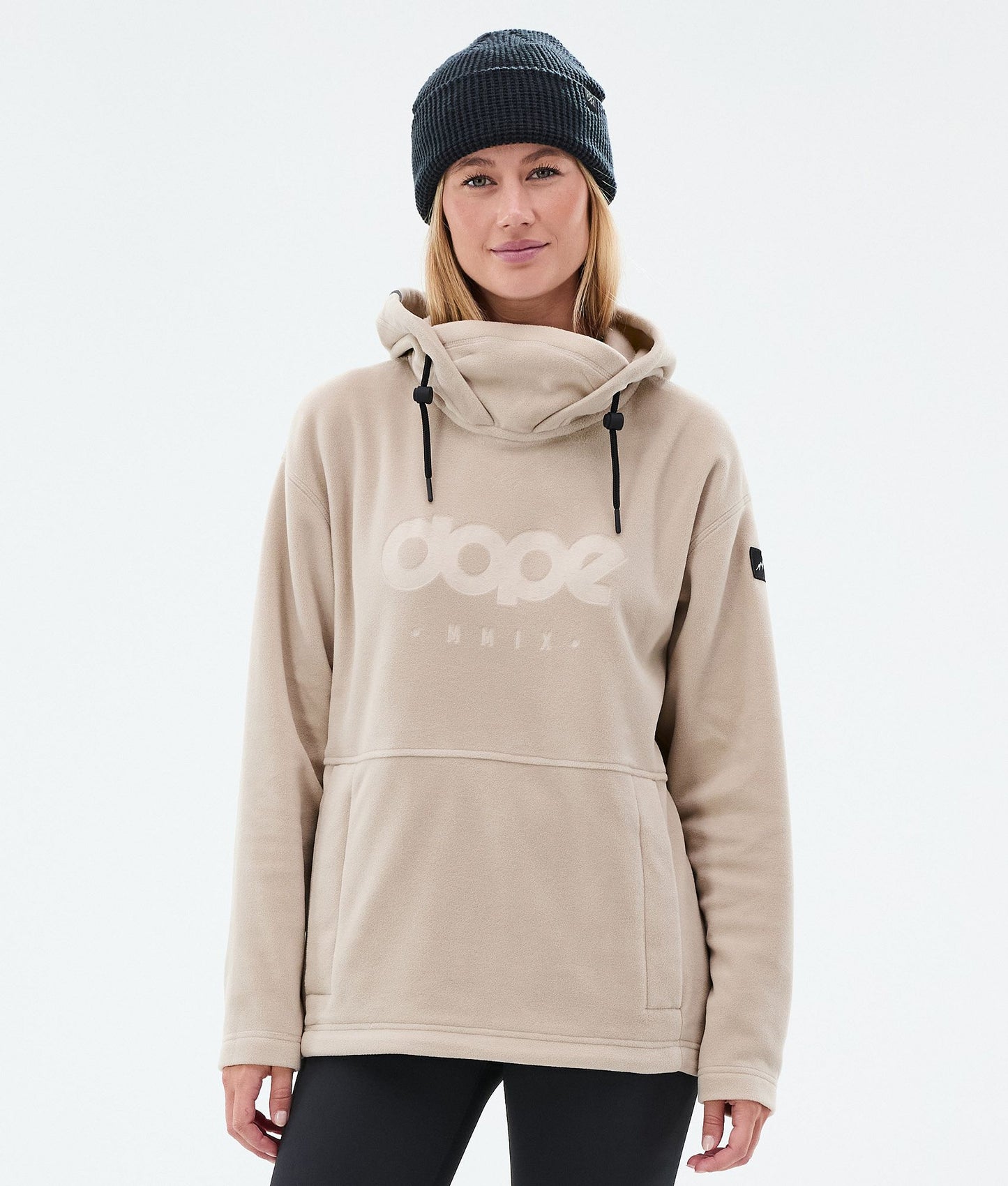 Fleece Hoodie Women Sand