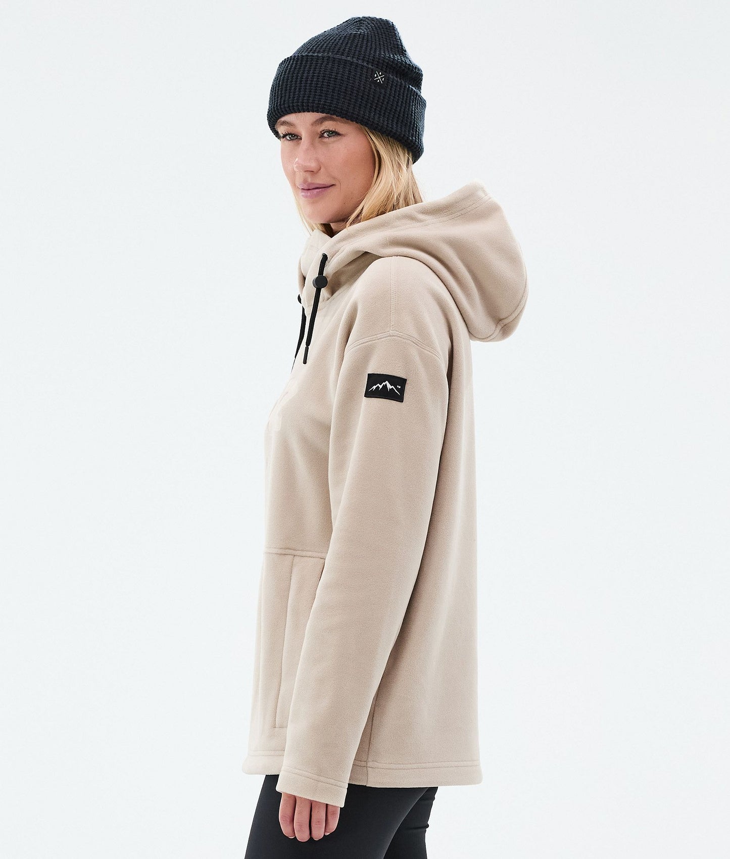 Fleece Hoodie Women Sand