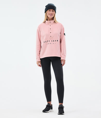 Fleece Sweater Women Soft Pink