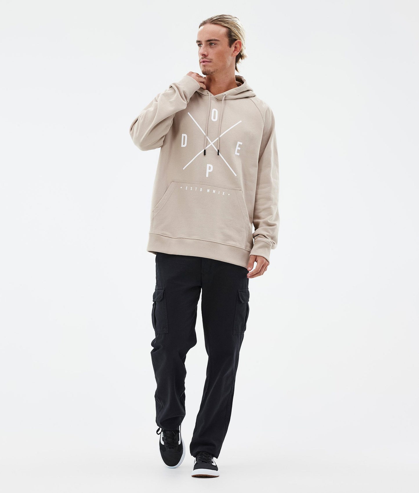 Hoodie Men 2X-Up Sand