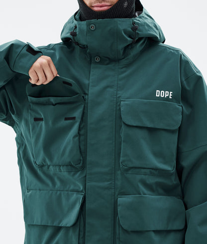 Snowboard Jacket Men Bottle Green