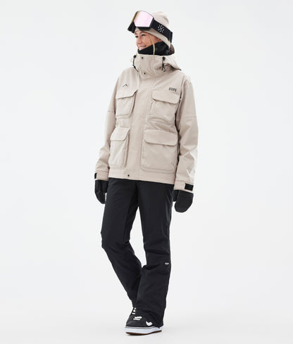 Snowboard Jacket Women Sand