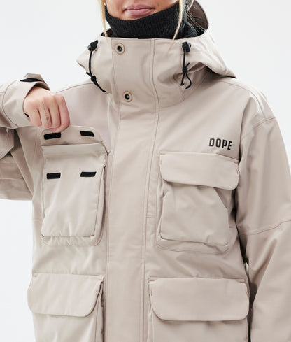 Snowboard Jacket Women Sand