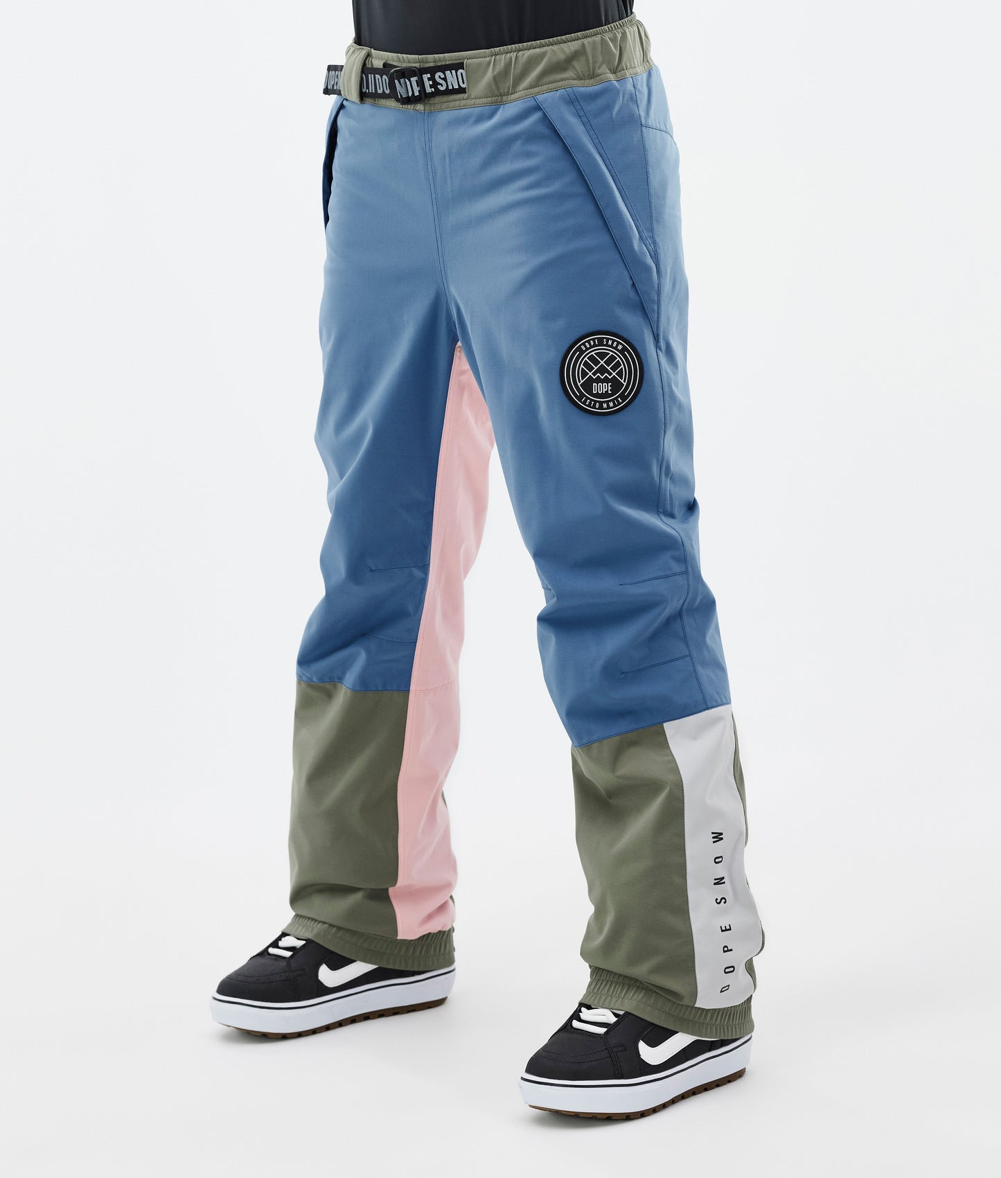 Snowboard Pants Women Faded Peach/Blue Steel/Black/Metal Blue