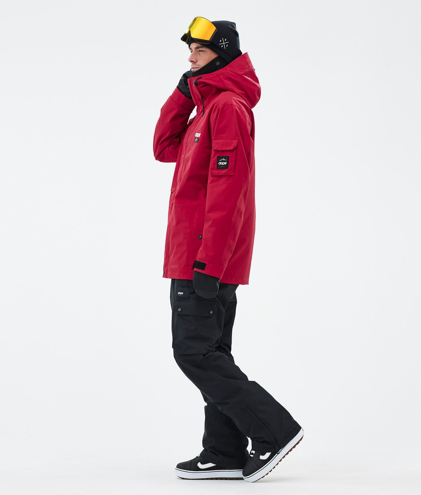 Snowboard Jacket Men Deep Red