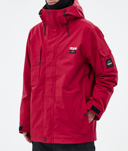 Snowboard Jacket Men Deep Red