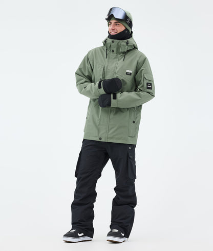 Snowboard Jacket Men Moss Green