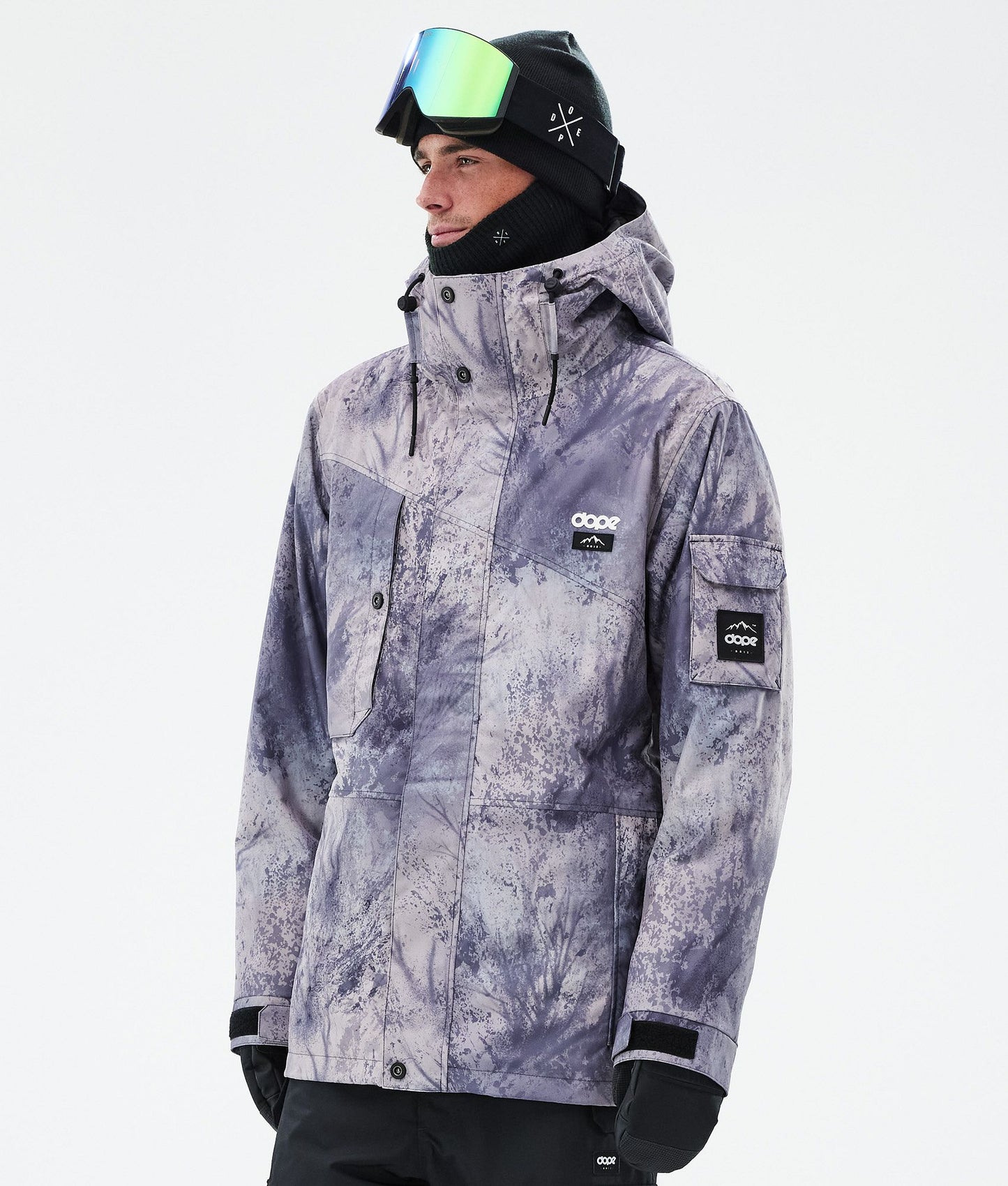 Snowboard Jacket Men Whitish