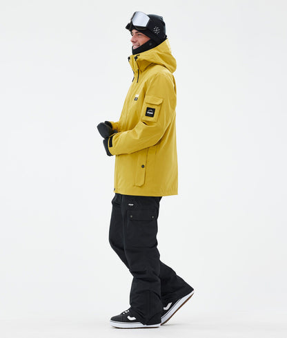 Snowboard Jacket Men Yellow